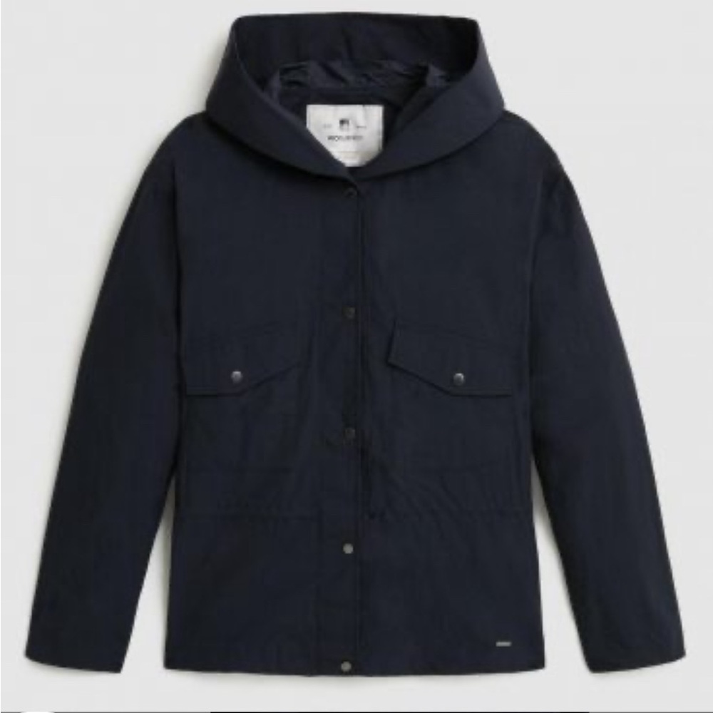 Woolrich Womens Ultralight Tickseed Jacket Melton Blue Size S
